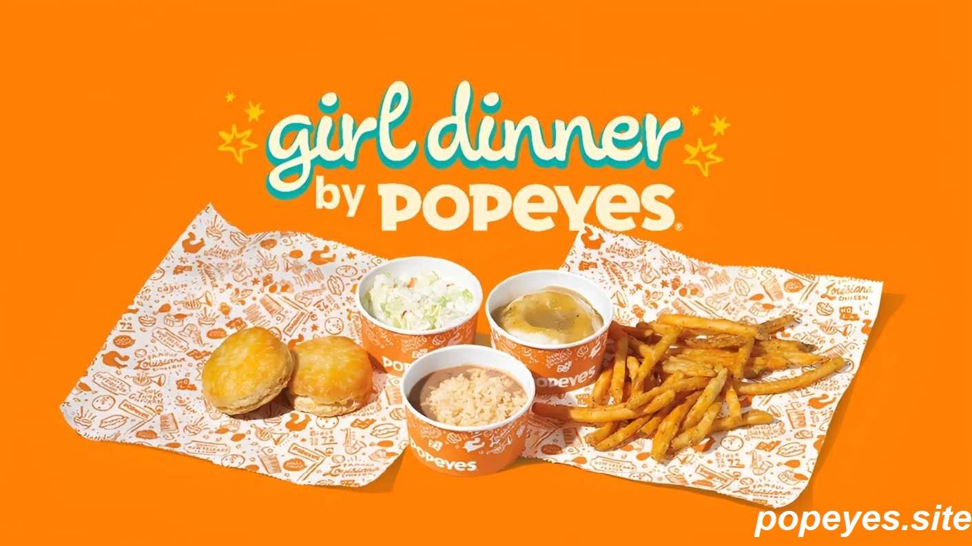 Popeyes Girl Dinner Menu