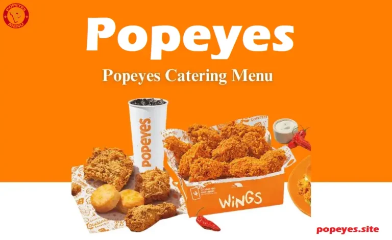 Popeyes Catering Menu