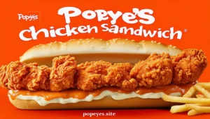 Popeyes Chicken Sandwich Menu