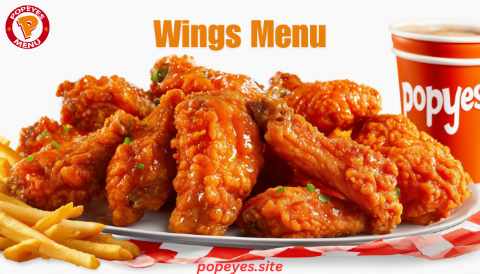 Popeyes Wings Menu