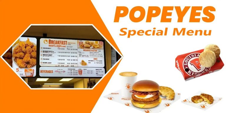 Popeyes Special Menu Prices