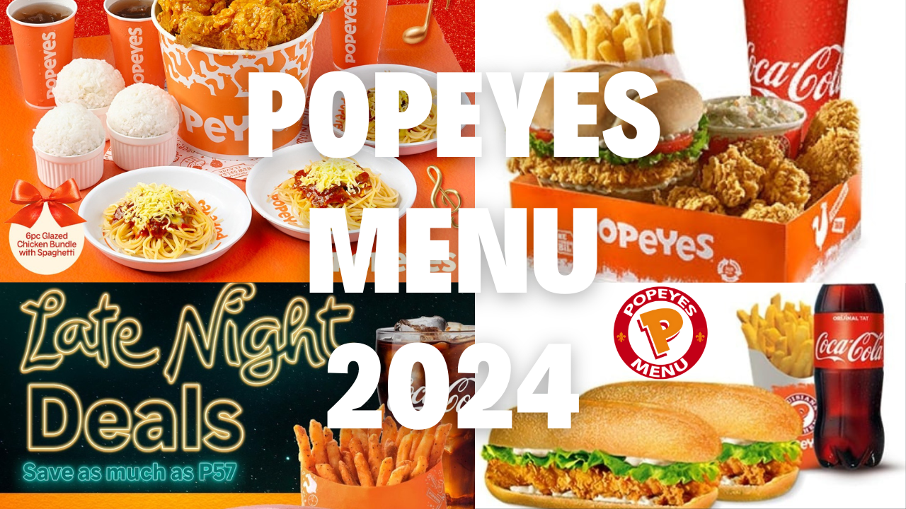 popeyes menu 2024